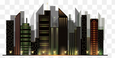 Hd Night View Architecture - Night City Vector Png,Cyberpunk Png