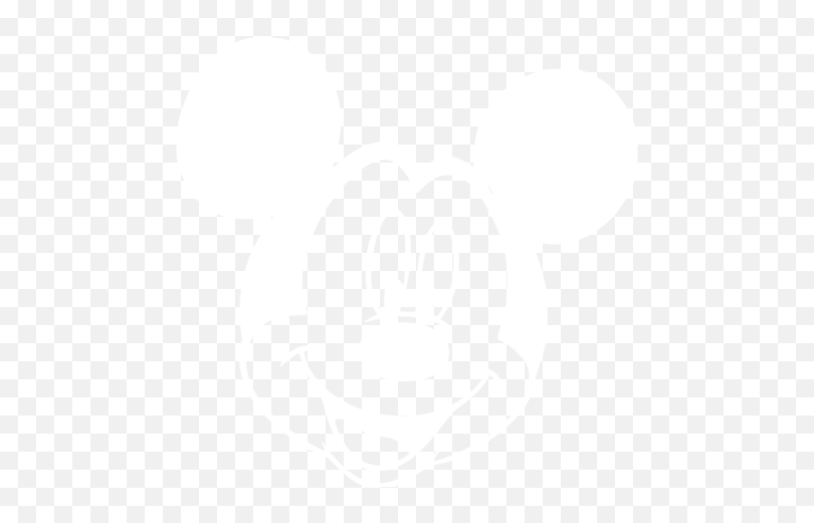 White Mickey Mouse 16 Icon - Free White Mickey Mouse Icons Illustration Png,Mickey Mouse Logo Png