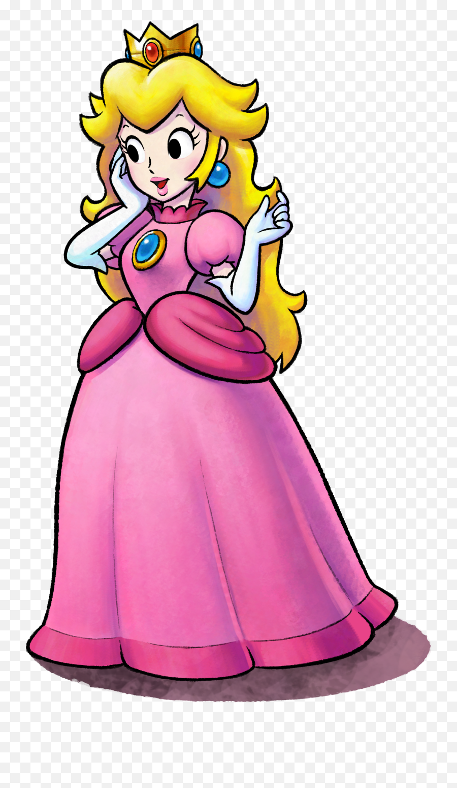 Princess Peach Mario And Luigi Series - Mario Et Luigi Paper Jam Bros Png,Princess Peach Transparent