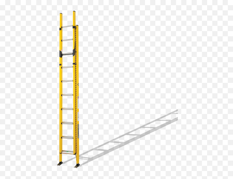 The Premium Straight Fibreglass Ladder Branach From - Fibreglass Extension Ladders Png,Ladder Transparent