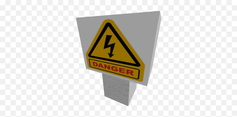 Danger Sign - Roblox Écrins National Park Png,Danger Sign Png