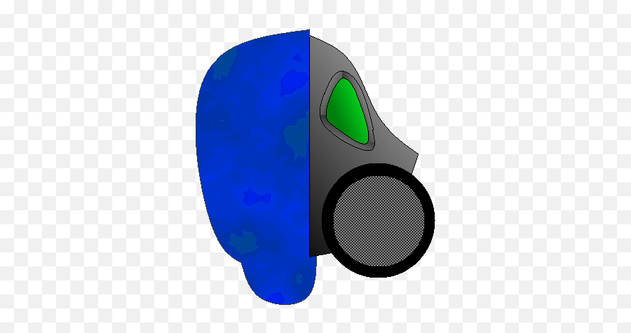 A Gas Masked Head Opengameartorg - Illustration Png,Gas Mask Png