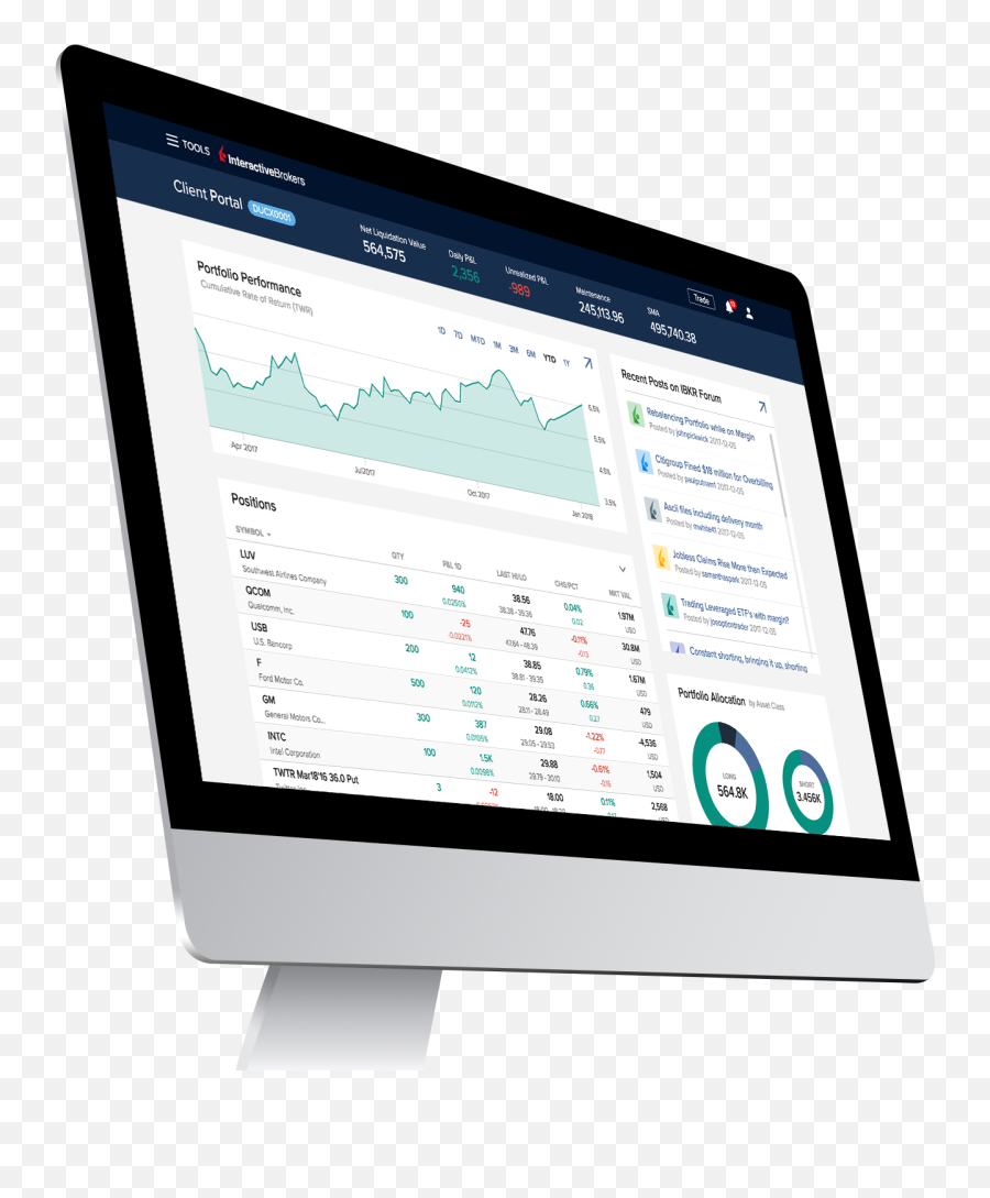 Interactive Brokers Client Portal - Interactive Brokers Client Portal Png,Portal Transparent Background