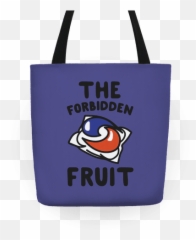 The Forbidden Fruit Tote Bag Lookhuman - Tote Bag Png,Tide Pod Png