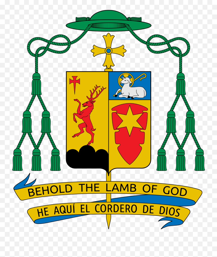 Filecoat Of Arms Edward Joseph Weisenburger Tucsonsvg - Diocese Of Dipolog Logo Png,Lamb Of God Logo