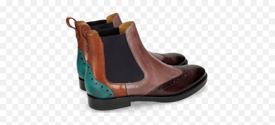 Amelie 5 Deep Pink Light Purple Rust Abyss Melvin U0026 Hamilton - Chelsea Boot Png,Pink Light Png
