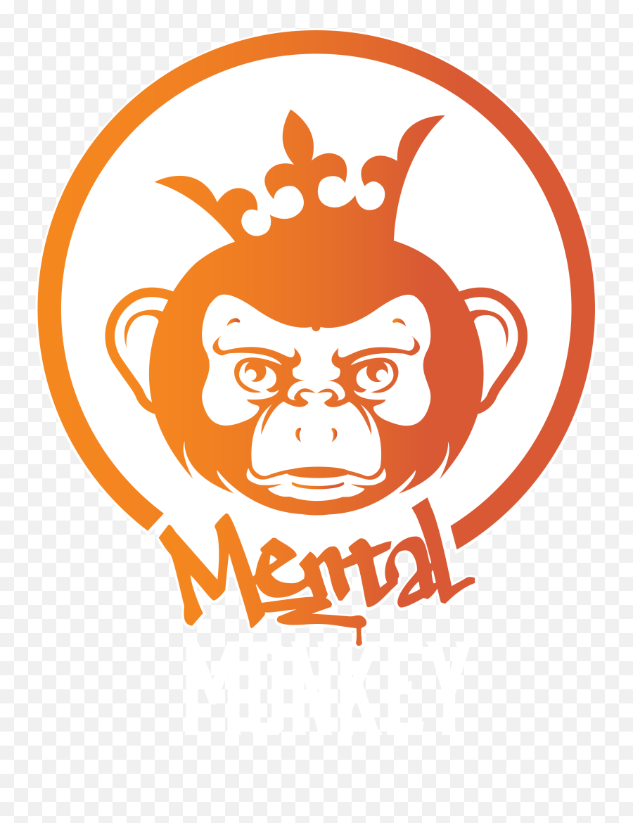 Mental Monkey - Clip Art Png,Monkey Logo