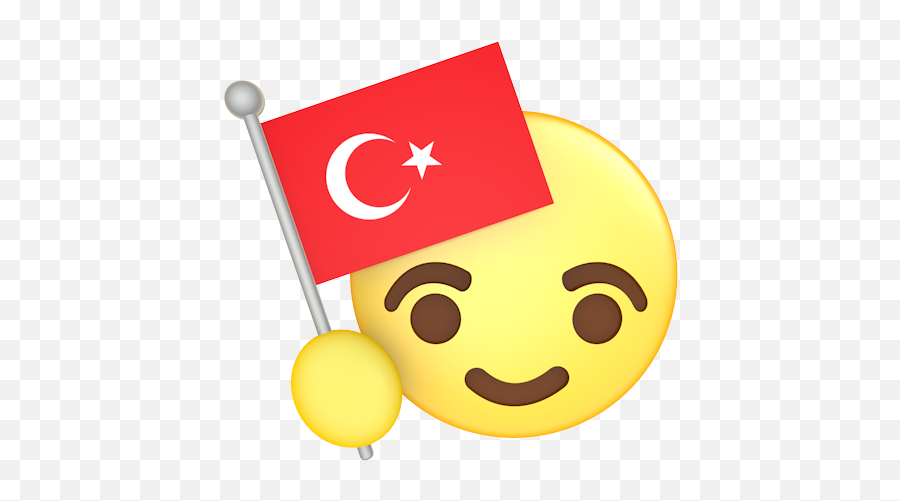 Turkey National Flag - Free Emoji Emoticons Emoji Turkey Flag Png,Turkey Flag Png