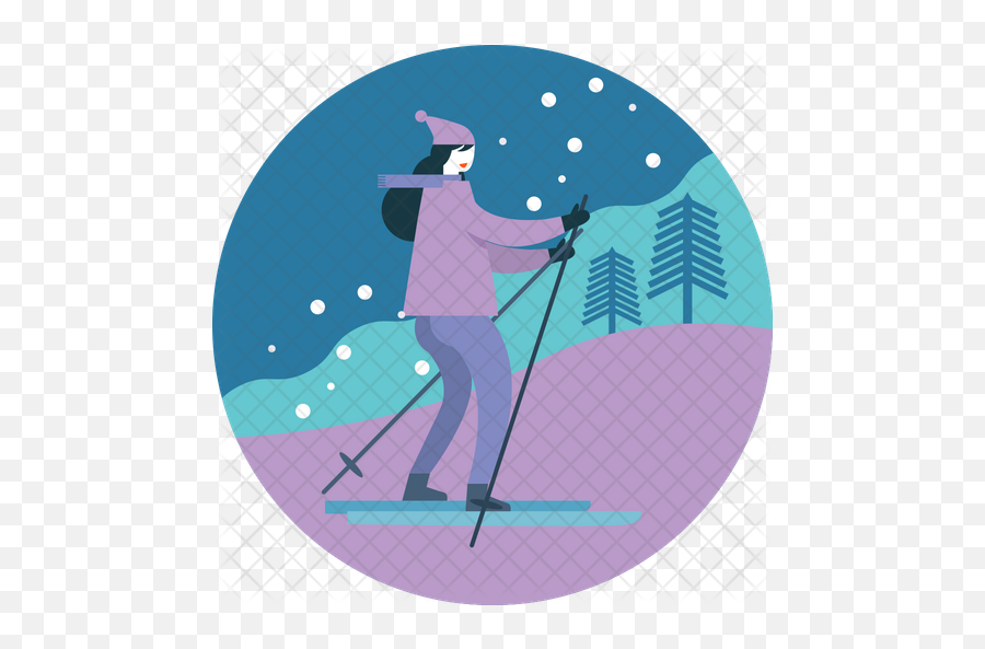 Skiing Icon - Nordic Skiing Png,Skiing Png