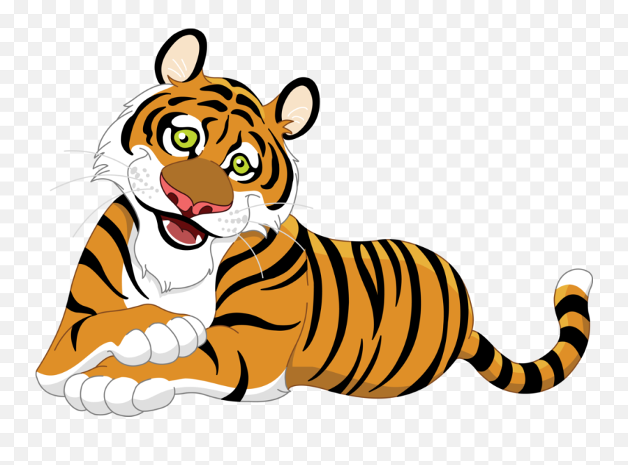 Cute Clipart Tiger - Tiger Clipart Transparent Background Tiger Clipart Transparent Background Png,Tiger Transparent Background