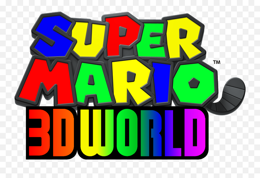 Super Mario 3d World Logos - Super Mario 3d Land Png,Mario Logo Png