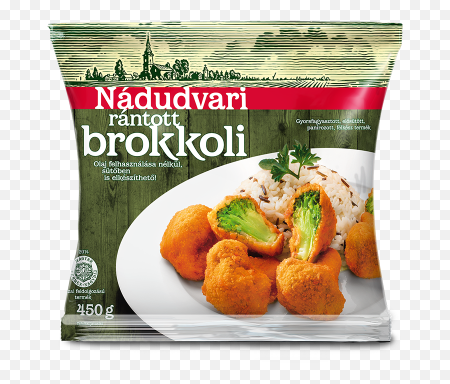 Nádudvari Breaded Brocoli 450 G - Mirelit Rántott Csirkemell Rántott Csirkemell Fagyasztott Png,Brocoli Png