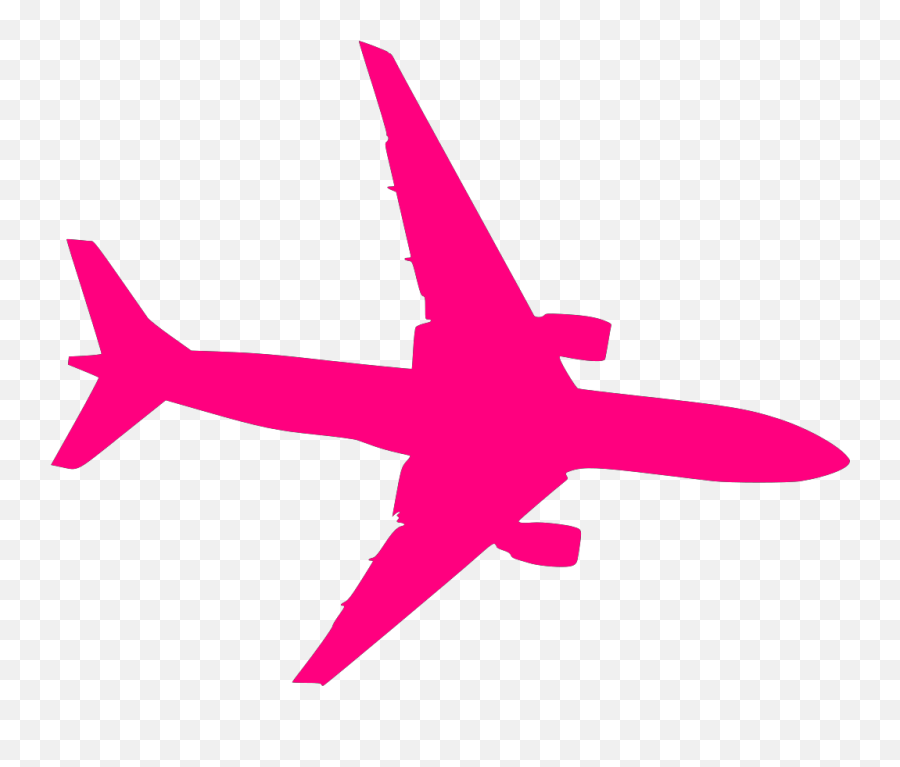 Pink Plane Svg Vector Clip Art - Svg Clipart Flying Airplane Clipart Transparent Png,Plane Clipart Png