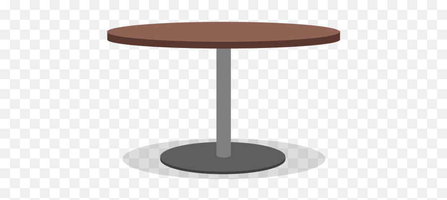 Round One Leg Table Illustration - Transparent Png U0026 Svg Cake On Table Vector Png,Round Table Png