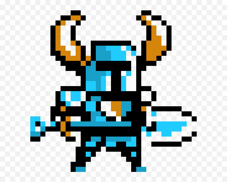 Shovel Knight Pixel Art Maker - Shovel Knight Pixel Art Png,Shovel Knight Png