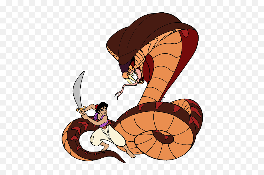 Download Snake Jafar - Aladdin And Jafar Snake Png,Jafar Png