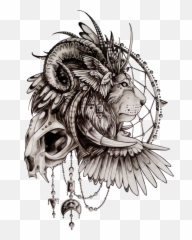 Lion Tattoo Png Transparent Free Images Only - Dream Catcher