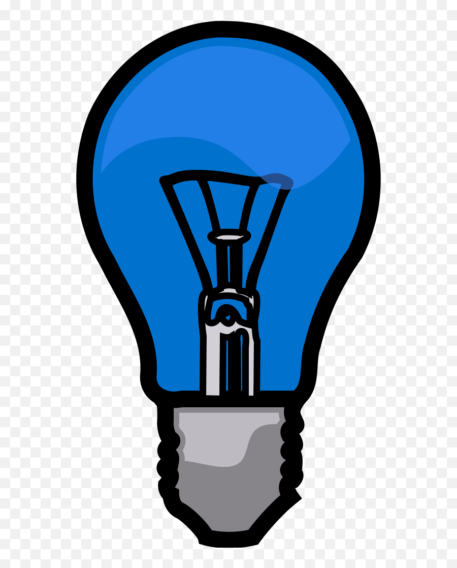 Download Light Bulb - Blue Light Bulb Clip Art Png,Light Bulb Clip Art Png