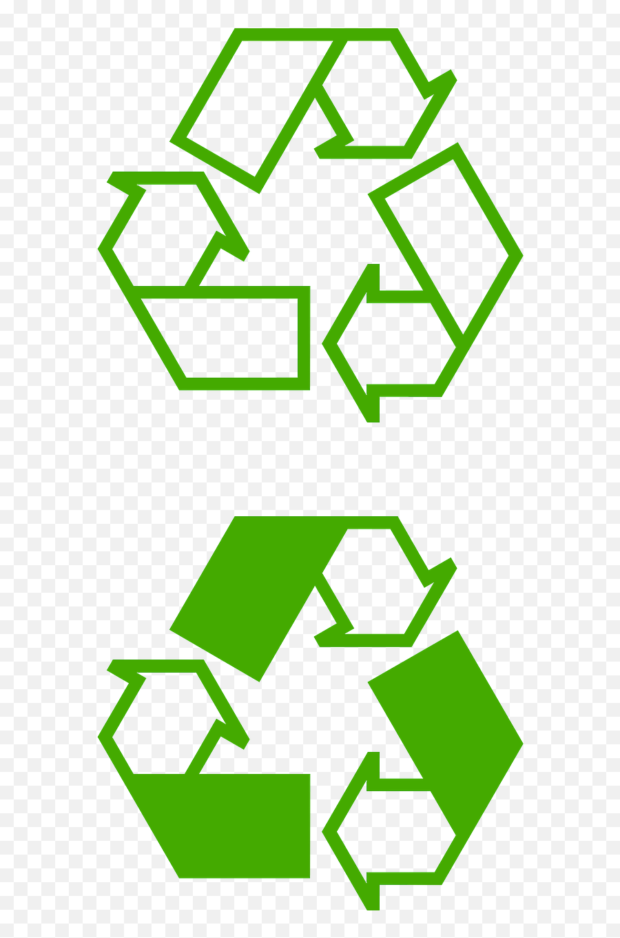 Recycling Logo Recycle Green Ecology - Recycle Bin Coloring Page Png,Recycle Logo