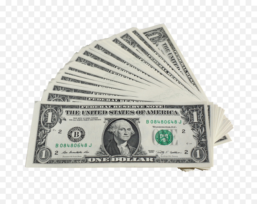 Dollar Transparent Png - One Dollar Bills Png,One Dollar Png