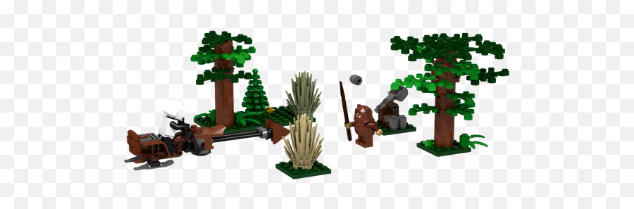 Lego Ideas - Ewok Vs Scout Trooper Lego Ewok Vs Scout Trooper Png,Ewok Png