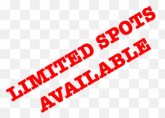 Limited Spots - The Bucket List Guy Limited Available Png