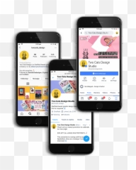 Twocatsdesignstudio - Iphone Png,Facebook Instagram Logos