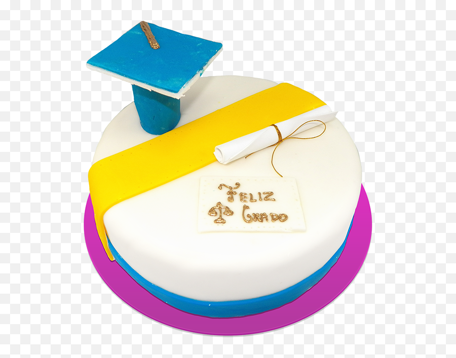 Torta Toga Y Birrete - Birthday Cake Full Size Png Square Academic Cap,Birrete Png