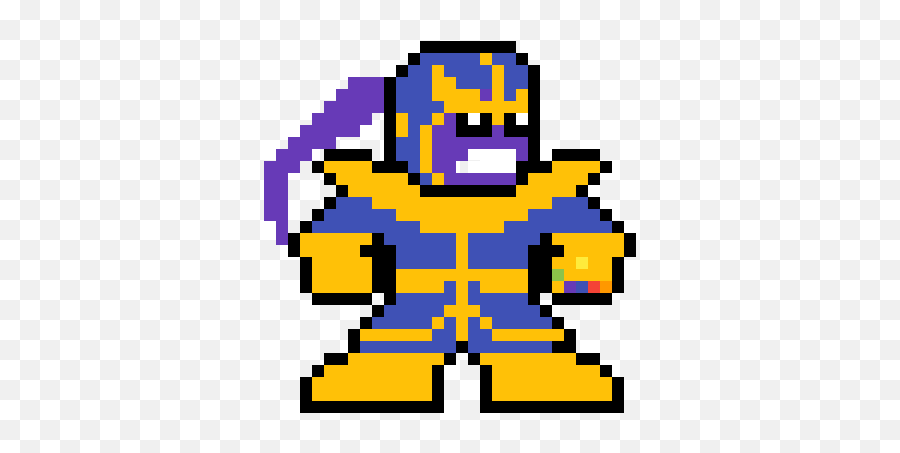 Pixilart - Ponytail Thanos By Sushibro Cartoon Png,Ponytail Png