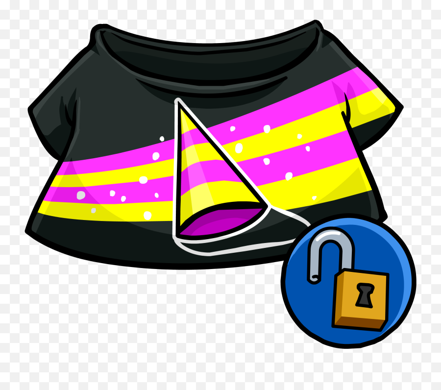 Party Hat T - Shirt Club Penguin Rewritten Wiki Fandom Club Penguin Anniversary T Shirt Png,T Shirts Png