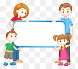 Família - Child Holding A Placard Clipart Png,Familia Png