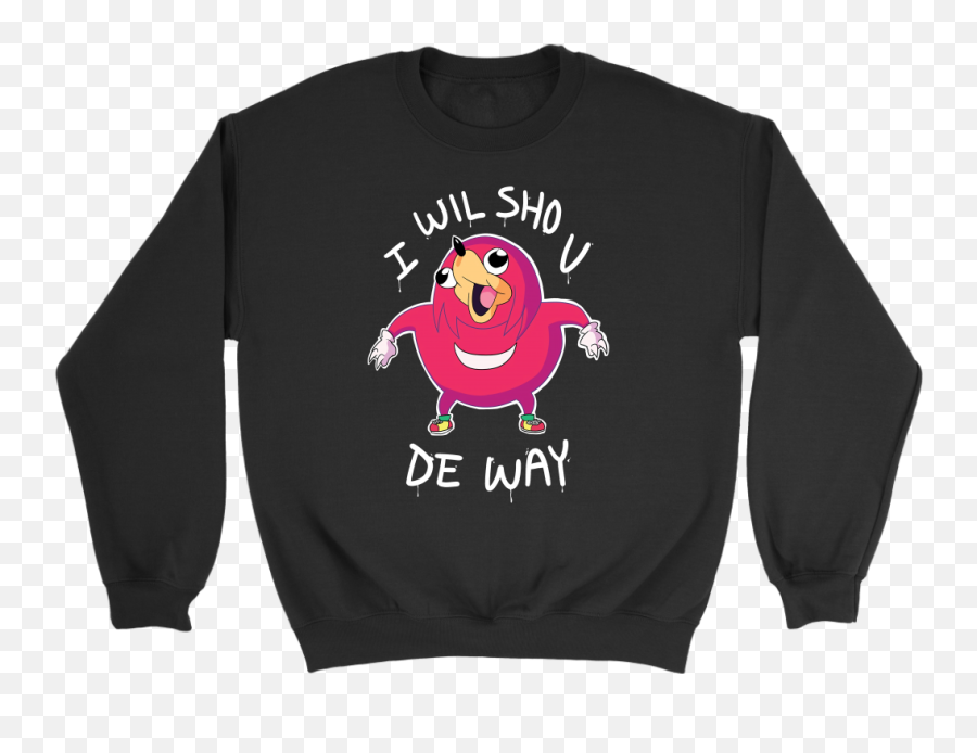 T Shirt Uganda Knuckles - Long Sleeve Png,Uganda Knuckles Png