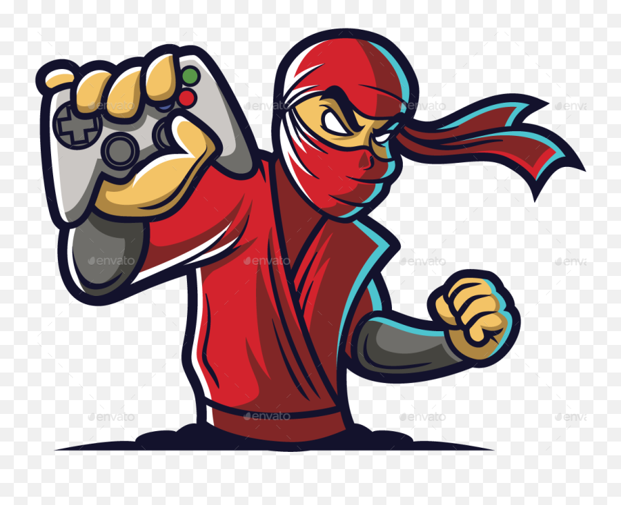 Gaming Ninja Logo Template - Free Gaming Logo Png,Esport Logos