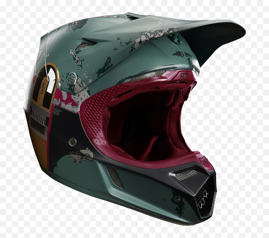 Boba Fett Limited Edition Motocross Gear From Fox Racing - Motorcycle Png,Boba Fett Helmet Png