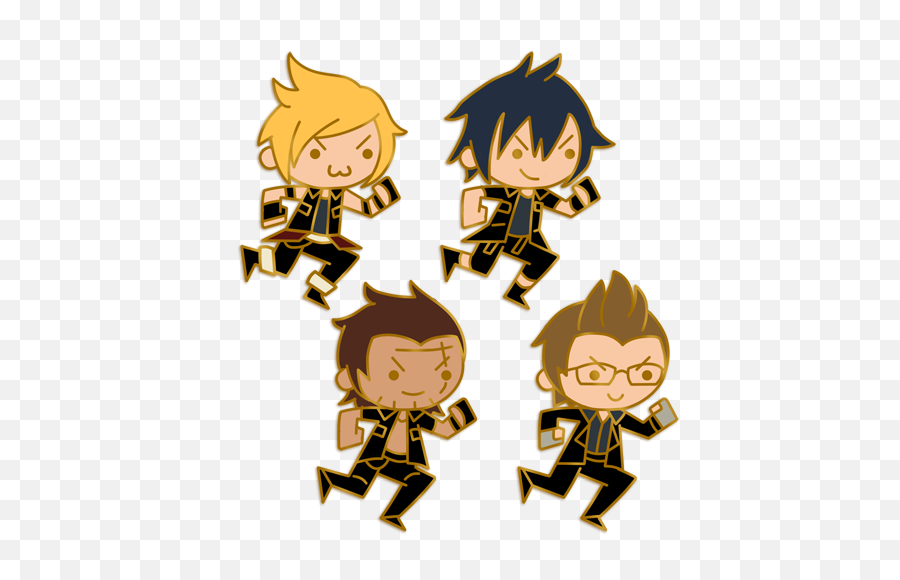 Download Final Fantasy 15 Enamel Pins - Final Fantasy Xv Fictional Character Png,Final Fantasy Xv Png