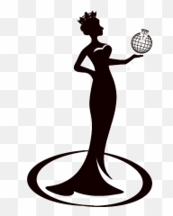 Queen Clipart Ms Universe Transparent - Miss Universe Silhouette Png