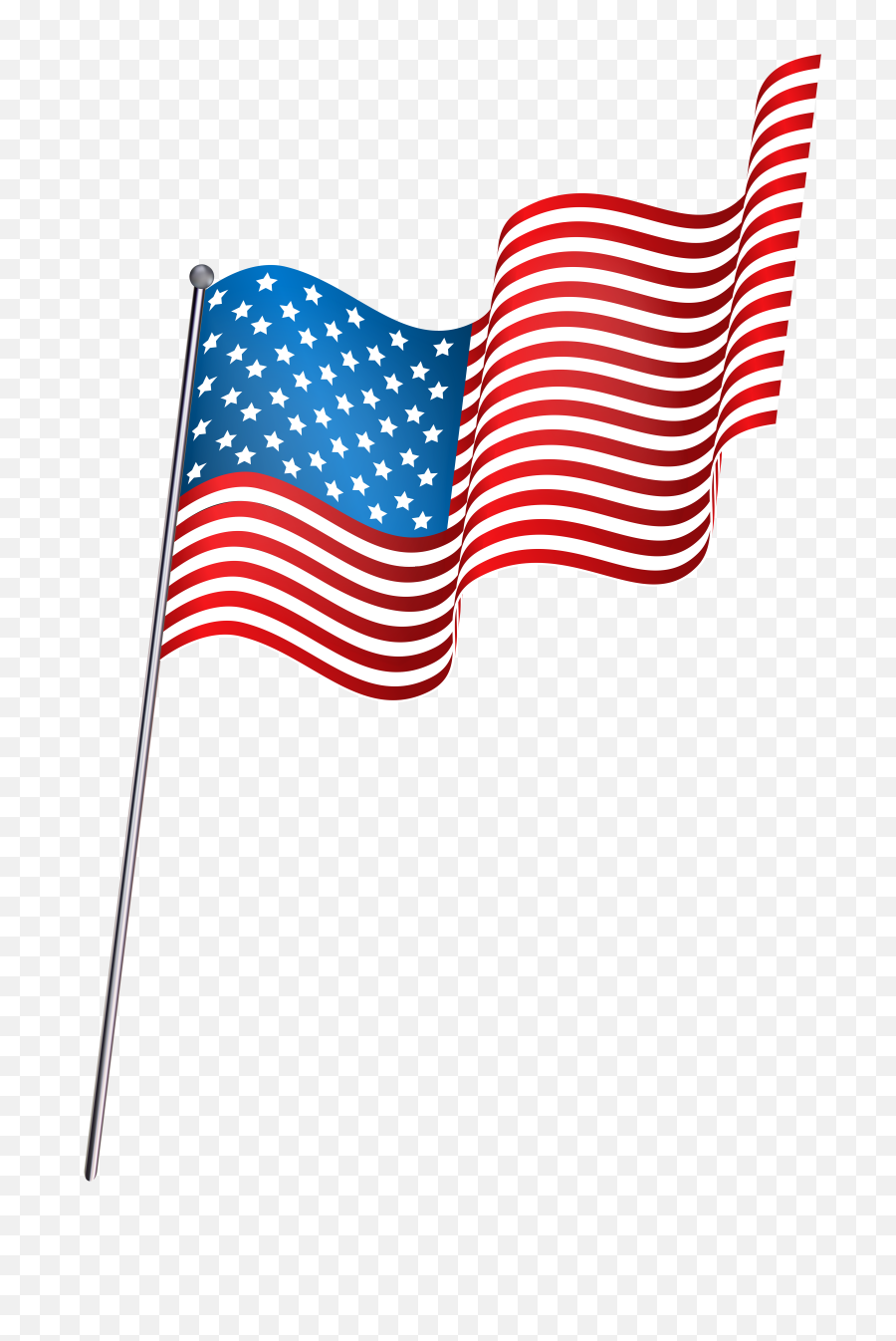 Transparent Png American Flag - Americans Waving A Flag Png,American Flag Clipart Transparent