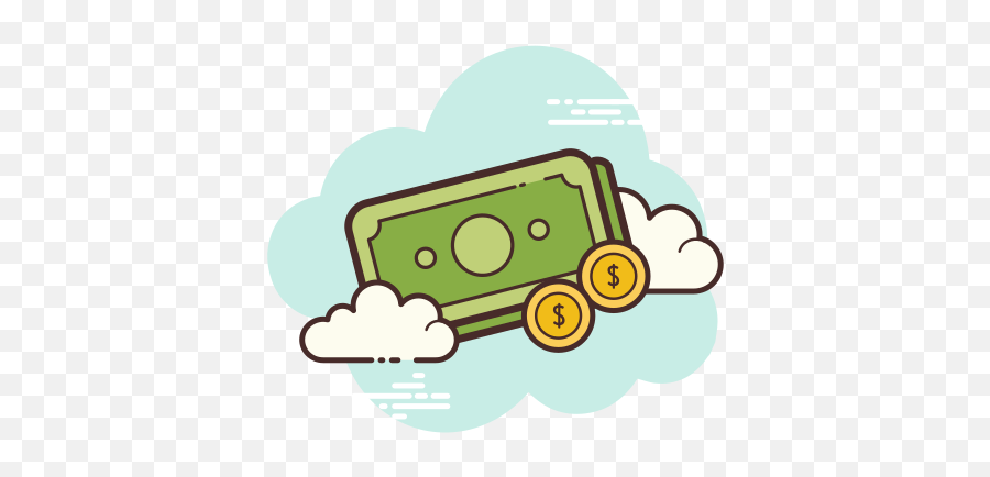 Free Flat Money Icon Of Cloud Available For Download In Png - Shopping Basket Icon Gif,List Icon Flat