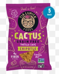 Tia Lupita Cactus Tortilla Chips - png