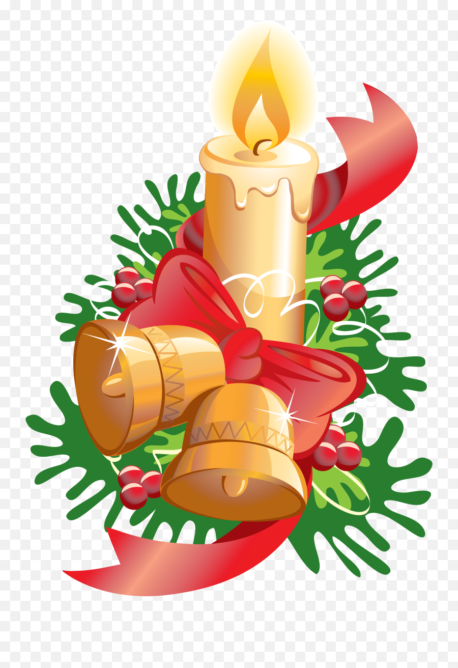 Download Christmas Candleu0027s Png Image For Free - Christmas Candle With Bells,Christmas Candle Png