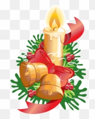 Download Christmas Candleu0027s Png Image For Free - Christmas Candle With Bells,Christmas Candle Png