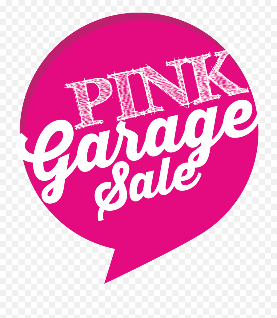Pink Garage Sale Png Circle