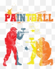 Paintball Guns Extreme Team Shooting Sport Air Weapon - Cartoon Transparent Background png