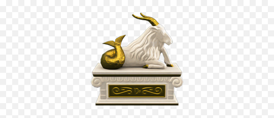 Capricorn Ornament Animal Crossing Wiki Fandom - Animal Crossing Zodiac Sculpture Png,Capricorn Icon