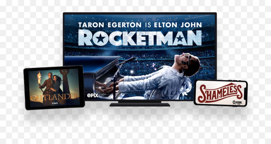 Watch Spanish Tv Live And - Rocketman Movie Poster Hd Png,Starz Icon