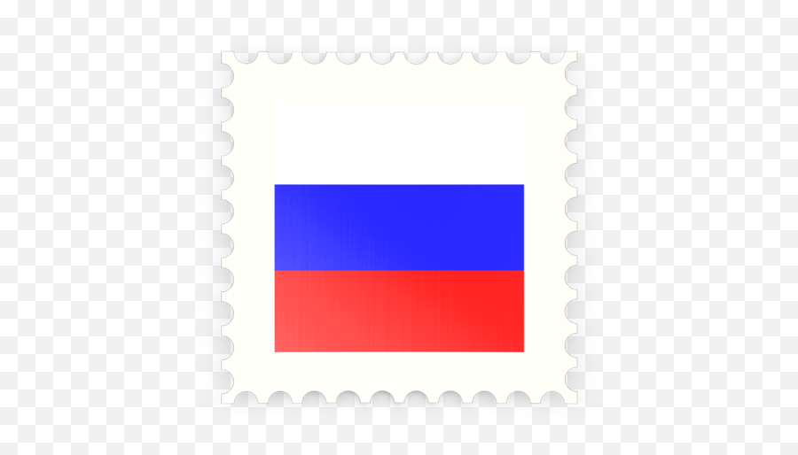 Postage Stamp Icon Illustration Of Flag Russia - Russian Postage Stamp Png,Stamp Icon Png