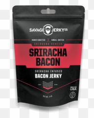 Download Savage Jerky Sriracha Bacon - Gift Png,Sriracha Png