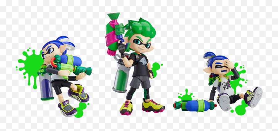 Figma Splatoon Boy Action Figure - Inkling Boy Figma Png,Inkling Png