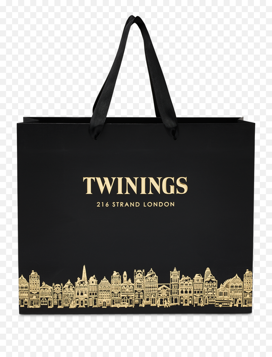 Twinings Black Gold Gift Bag - Twinings English Breakfast Tea Png,Gift Bag Png