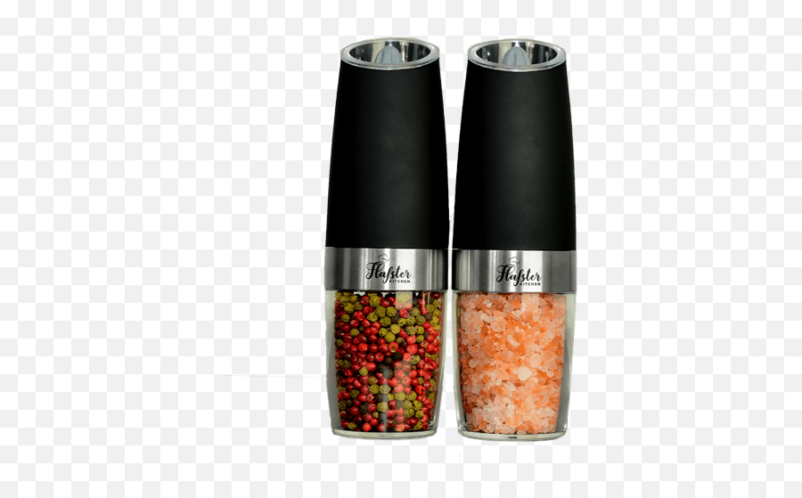 Gravity Electric Salt And Pepper Grinders U2013 Flafster Kitchen - Cylinder Png,Salt And Pepper Icon